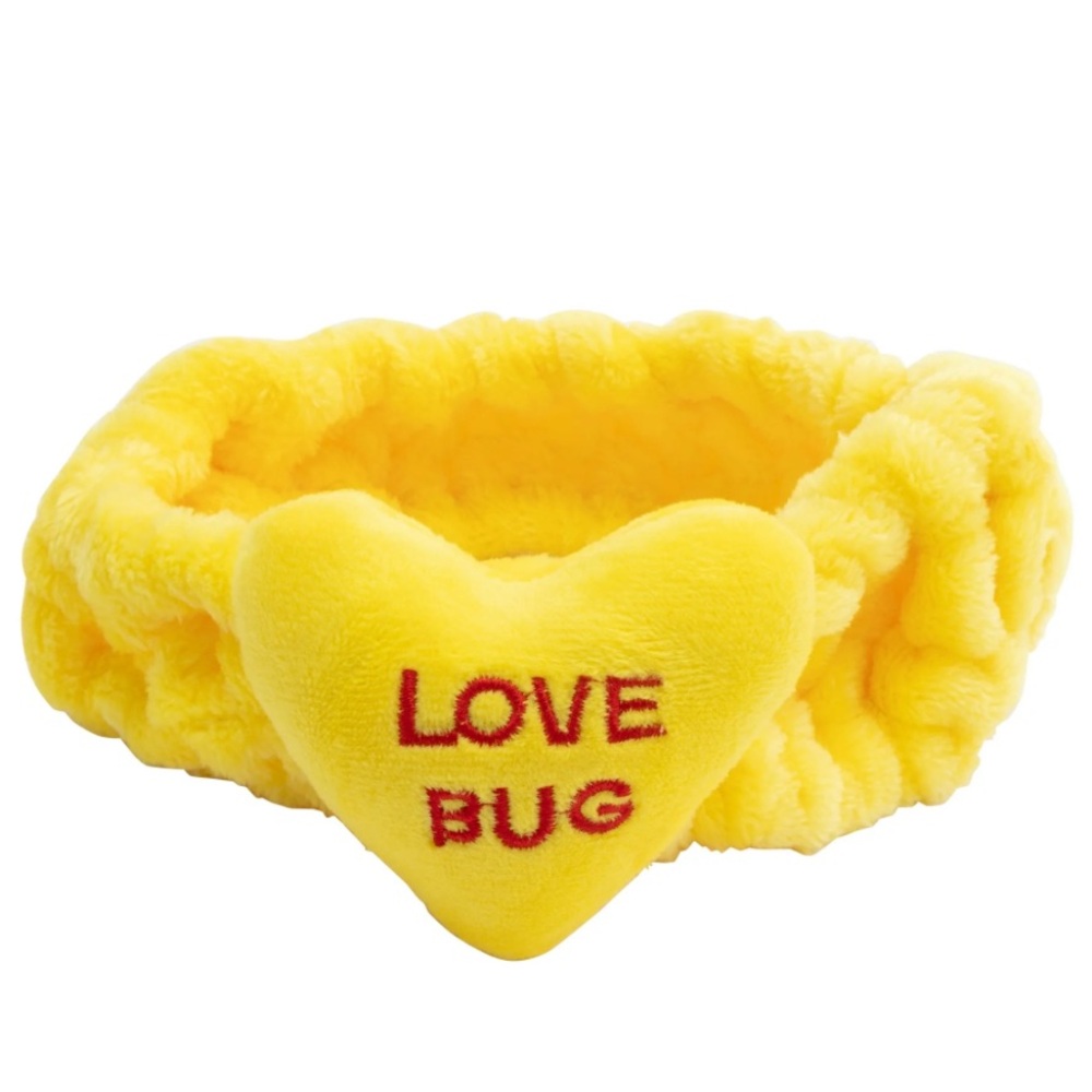 NWOT YELLOW LOVE BUG SPA HEADBAND